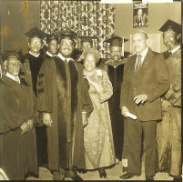 Percy sutton at Israelite Rabbinical Academy Ordination 1977